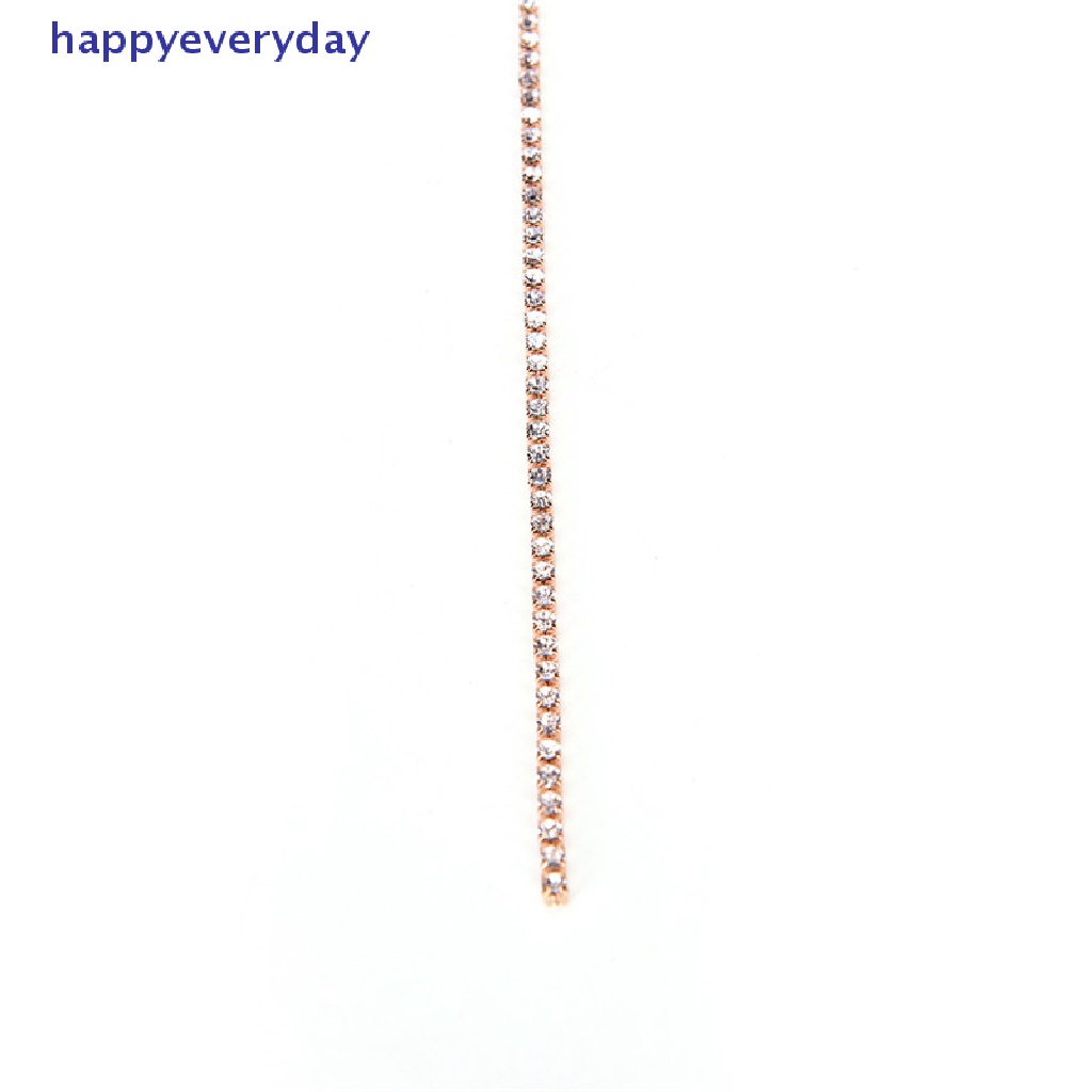 [happy] Fashion Wanita Klavikula Kalung Berlian Imitasi Liontin Rantai Choker Kerah Perhiasan [ID]