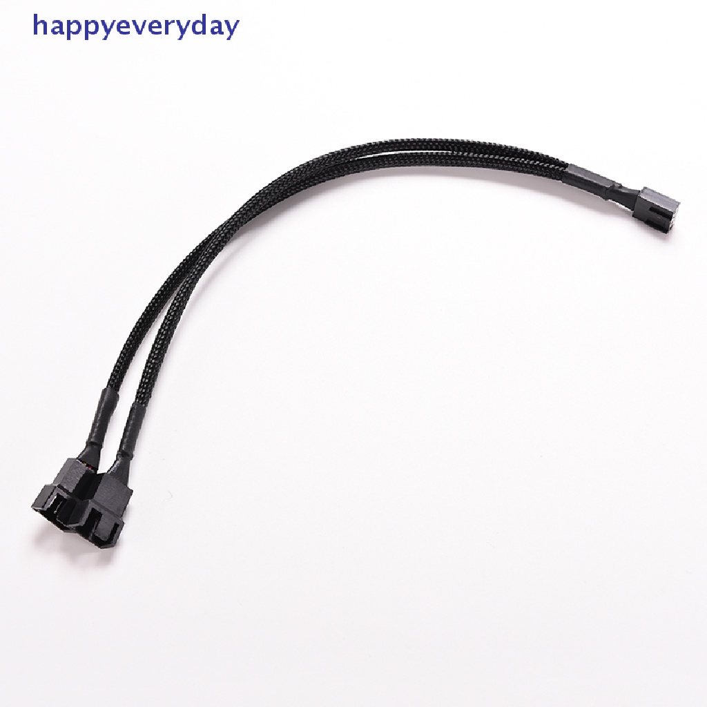 [happy] 4pin PWM To Dual PWM Komputer Cas Kipas Power Berlengan Y-Splitter Kabel Adaptor [ID]