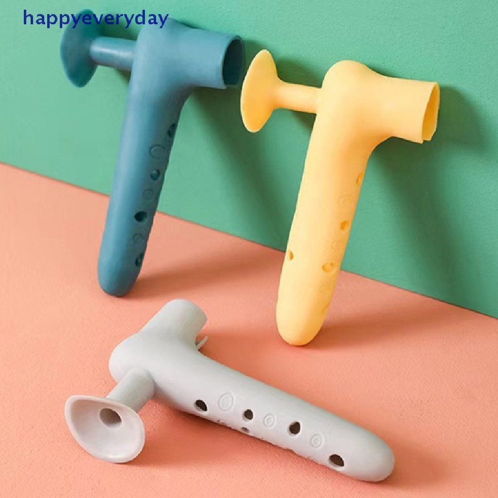 [happy] Silicone Door Handle Stopper Anti-Tabrakan Pad Perlindungan Gagang Pintu Dinding Mute Bantalan Peredam Suction Cup Furniture Hardware [ID]