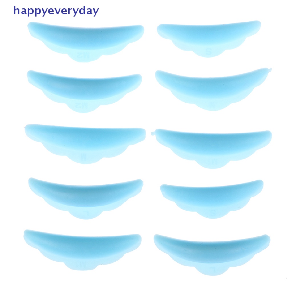 [happy] 5pasang Lash Lift Lifg Curlers Curl Silicone Shields Pads Multicolor Reusable [ID]