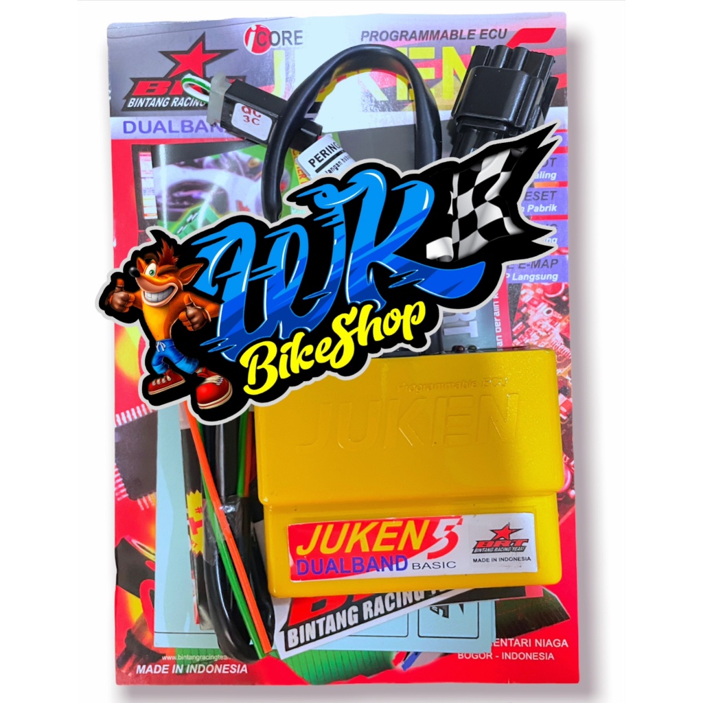 ECU JUKEN 5 VIXION OLD ( RACING TURBO / DUALBAND ) 100% ORIGINAL