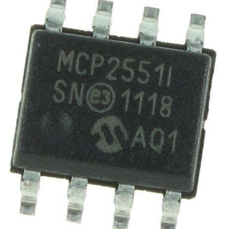 MCP2551-I/SN MCP2551 MCP2551I Transceiver 1Mbps CAN IC SMD Sop-8