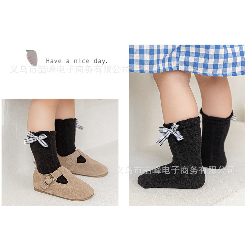 1234OS - Kaos Kaki Panjang Anak Bayi Perempuan / Kaus Kaki Bayi Panjang Untuk Perempuan / Baby Socks