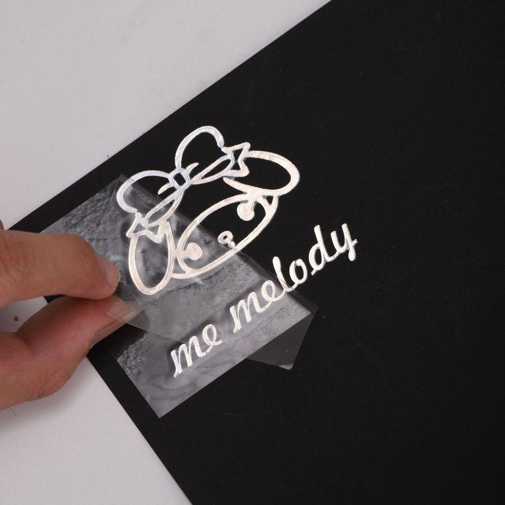 [Elegan] Stiker Logam Dekoratif Gadis Lucu Scrapbooking Notebook Ponsel Album Alat Tulis Sticker