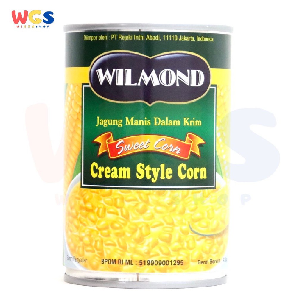 Wilmond Cream Style Sweet Corn 410 gr - Jagung Manis Krim