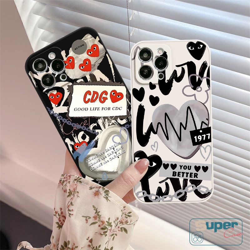 Infinix Note 11 12pro 12 G96 8 12 2023 Smart 4 5 6 Plus Hot 9 11s 11 8 20s 12i 20 12 10t 10s 10Lite Hot 12 11 10 9 Play Retro Label Comme Des Garons Letter Flower Soft Casing Tpu