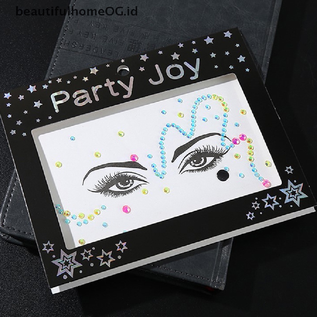 // Beauty// Face Jewels Crystal Body Art Stiker Make Up Festival Face Gems Tatto **