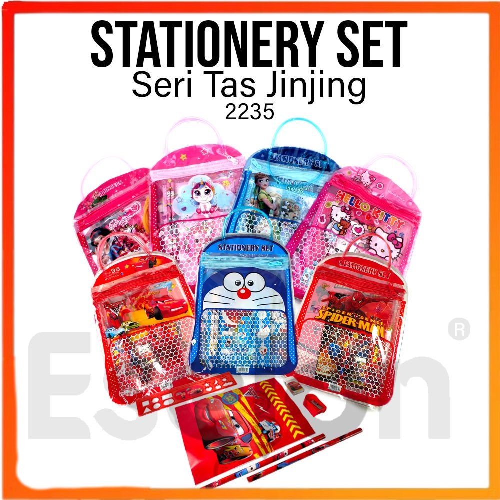 

READY ✔ Stationery set TAS 2235 / 7in1 Alat tulis set TAS / Paket alat tulis / Stationery set TAS