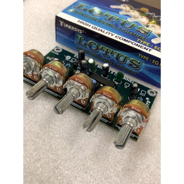 Kit Equalizer 5 Channel LOTUS / Potensio Putar / Potensio Putar By TUNERSYS EQ 001