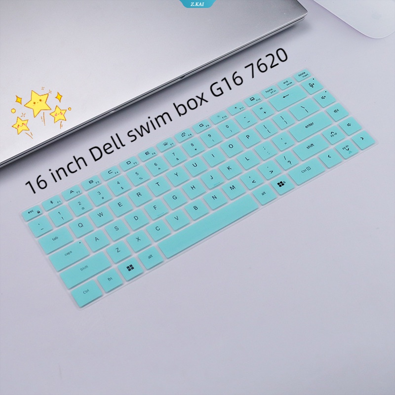 Sarung Keyboard Untuk Model Nomor16Inci Dell Swim Kotak G16 7620 Silikon Anti Air Pelindung Kulit Penutup Debu Laptop [ZK]