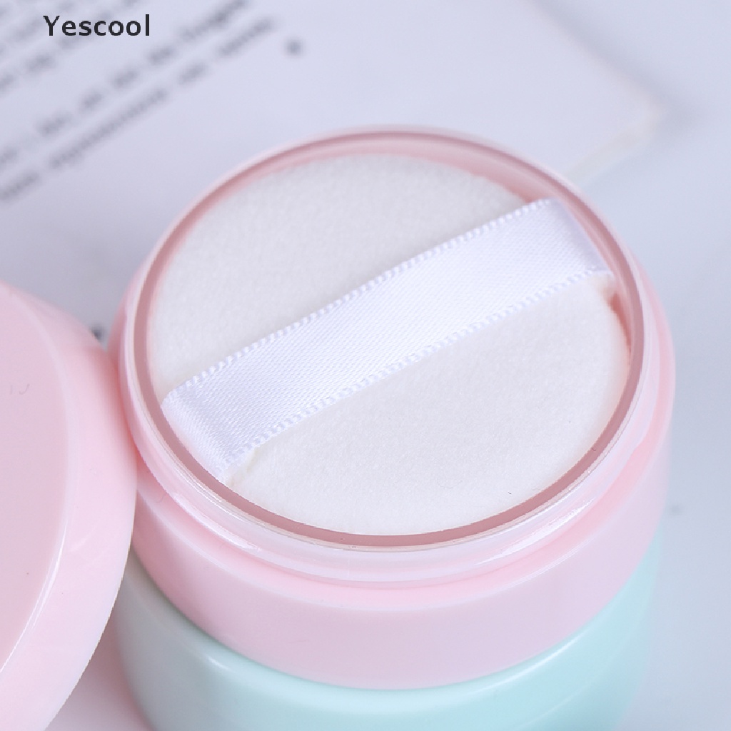 Yescool 50g Pot Longgar Kosong Dengan Saringan Wadah Jar Makeup Kosmetik Travel ID