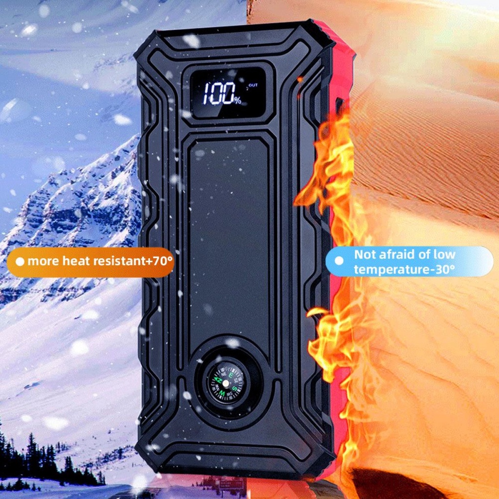 Power Bank Jumper AKI Car Jump Starter 12V 8000mAh 2 USB Port LED