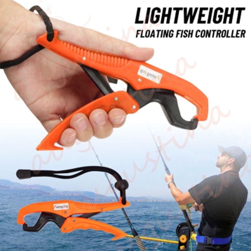 Agustina Fish Lip Gripper Portable ABS Plastik Grabber Plier Tang Pancing Gripper Grabber Catch Release Alat Penjepit Ikan Body Holder Mancing