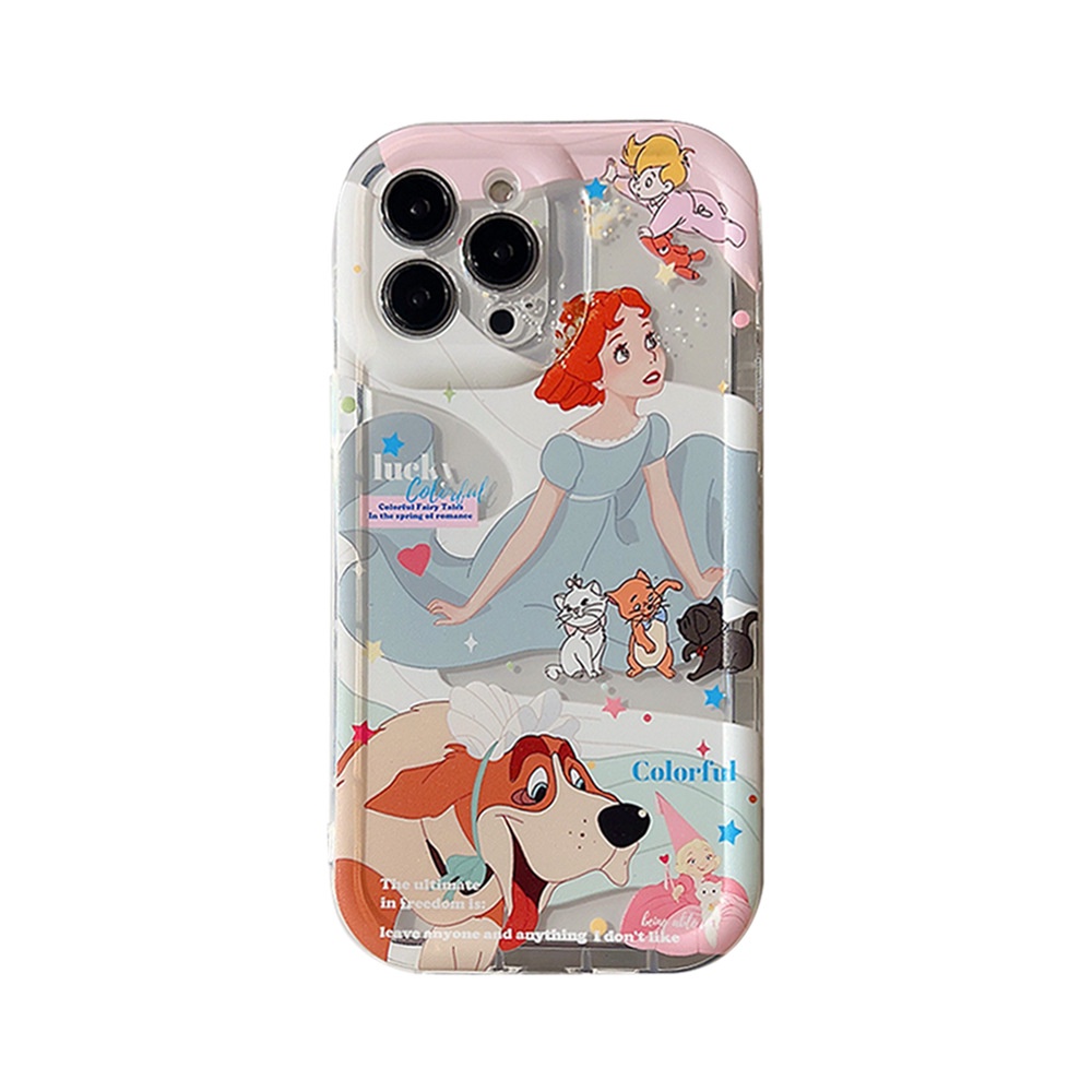 IPHONE Korea Princess of Neverland Case Silikon Untuk Iphone14 11 12 13 PRO MAX Casing Cover Pelindung AT0137