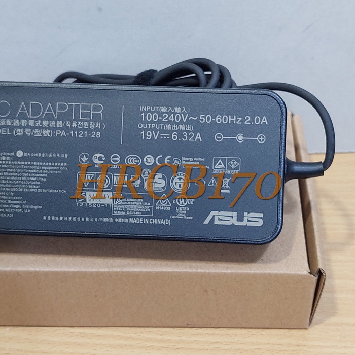 Adaptor Charger Asus ROG TUF GAMING 19V-6.32A DC 6.0×3.7mm 120W -HRCB