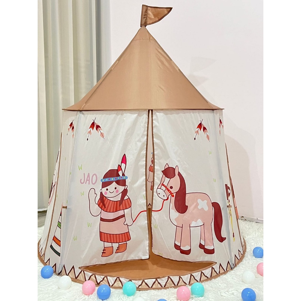 WE Tenda Anak Castle Indian Tenda Princess Anak Model Rumah Tenda Kastil Indian