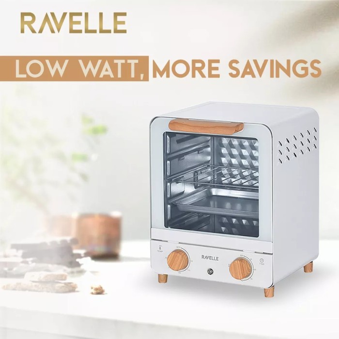 Ravelle Cubic Oven Listrik Toaster 18L Low Watt 18 Liter Oven Electric