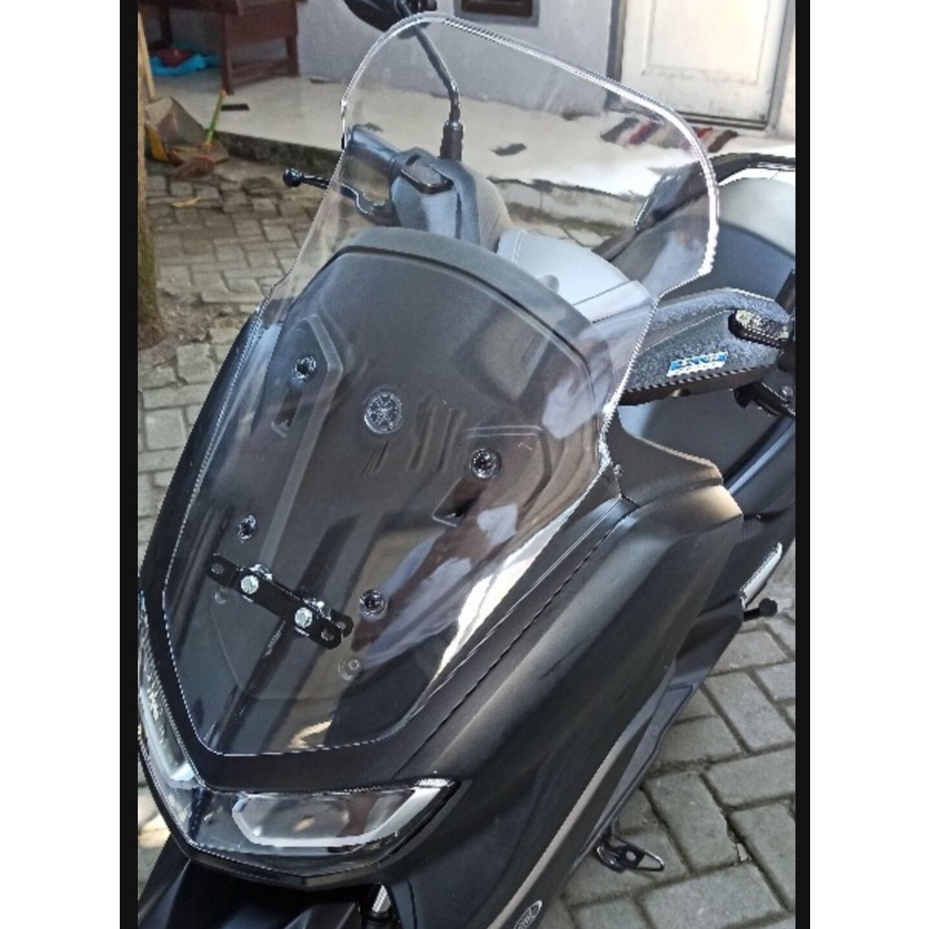 Visor Windshield New Nmax 2020 2021 2022 Tinggi hitam clear smocke Nmax new
