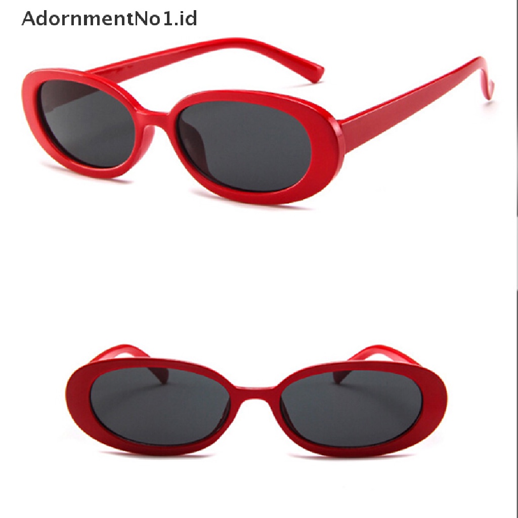 [AdornmentNo1] Kacamata Wanita Ladies Retro Frame Oval Vintage Shades Glasses Fashion New [ID]