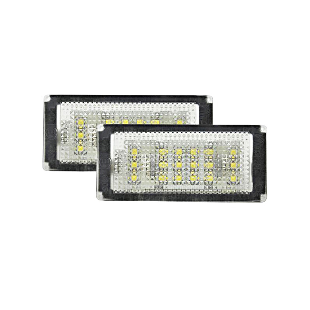 2pcs Putih Lampu Plat Nomor Plat LED Lampu Untuk BMW 3-Series E46 2pintu Facelift M3 Facelift 2004-2006