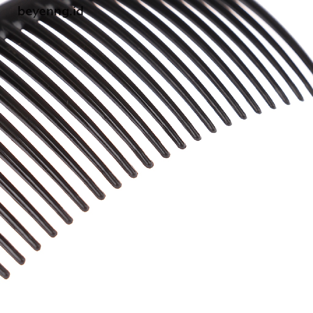 Beyen Handmade Sisir Lurus 29Tooth Plastik Hiasan Kepala Aksesoris Rambut Wanita DIY Klip ID