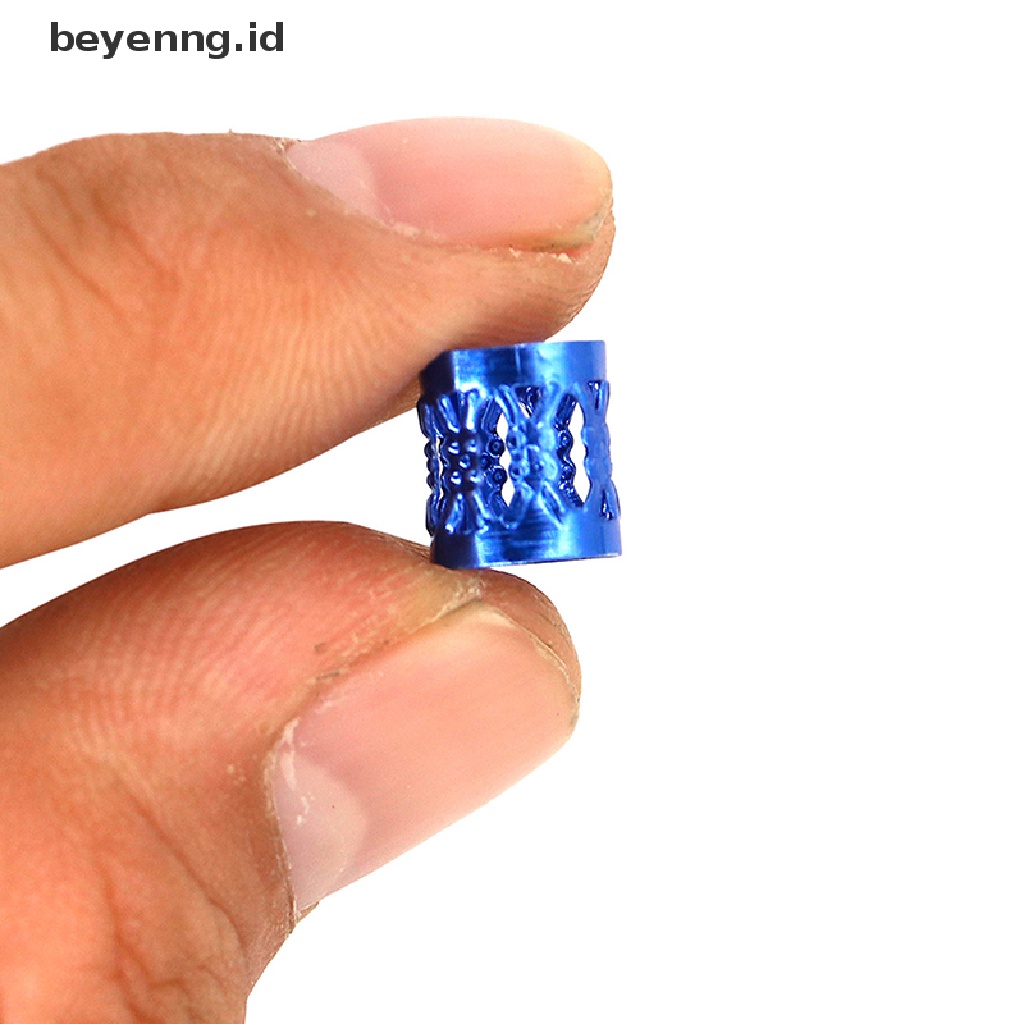 Beyen Lot 50pcs 8mm Manset Rambut Mengepang Klip Lock Dreadlock Manik Hair Extension Dekorasi ID