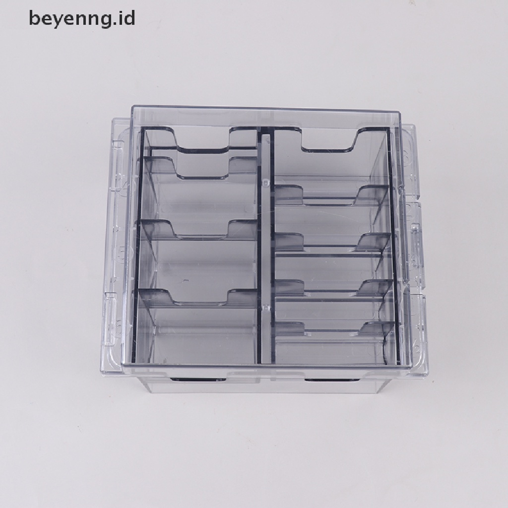 Beyen Organizer Pisau Plastik Untuk Penyimpanan 8mata Pisau Case Rak Clipper Sisir Holder Tool ID