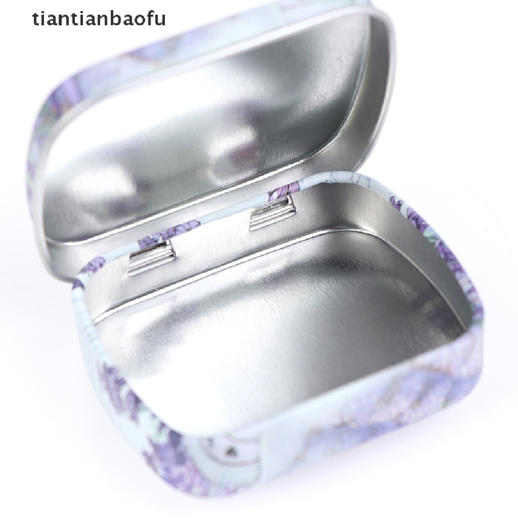 [tiantianbaofu] Lavender mini Box Sealed jar packing Kotak Perhiasan candy Box Coin Box Butik