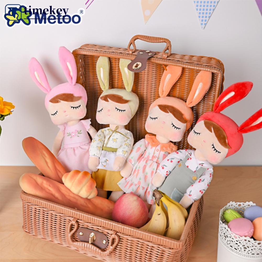 Timekey Metoo Angela Pastoral Gaya Boneka Mainan Mewah Untuk Anak Perempuan Bayi Ulang Tahun Lucu Princes Doll Dengan Dress Stuffed Toys Untuk Anak B1D8