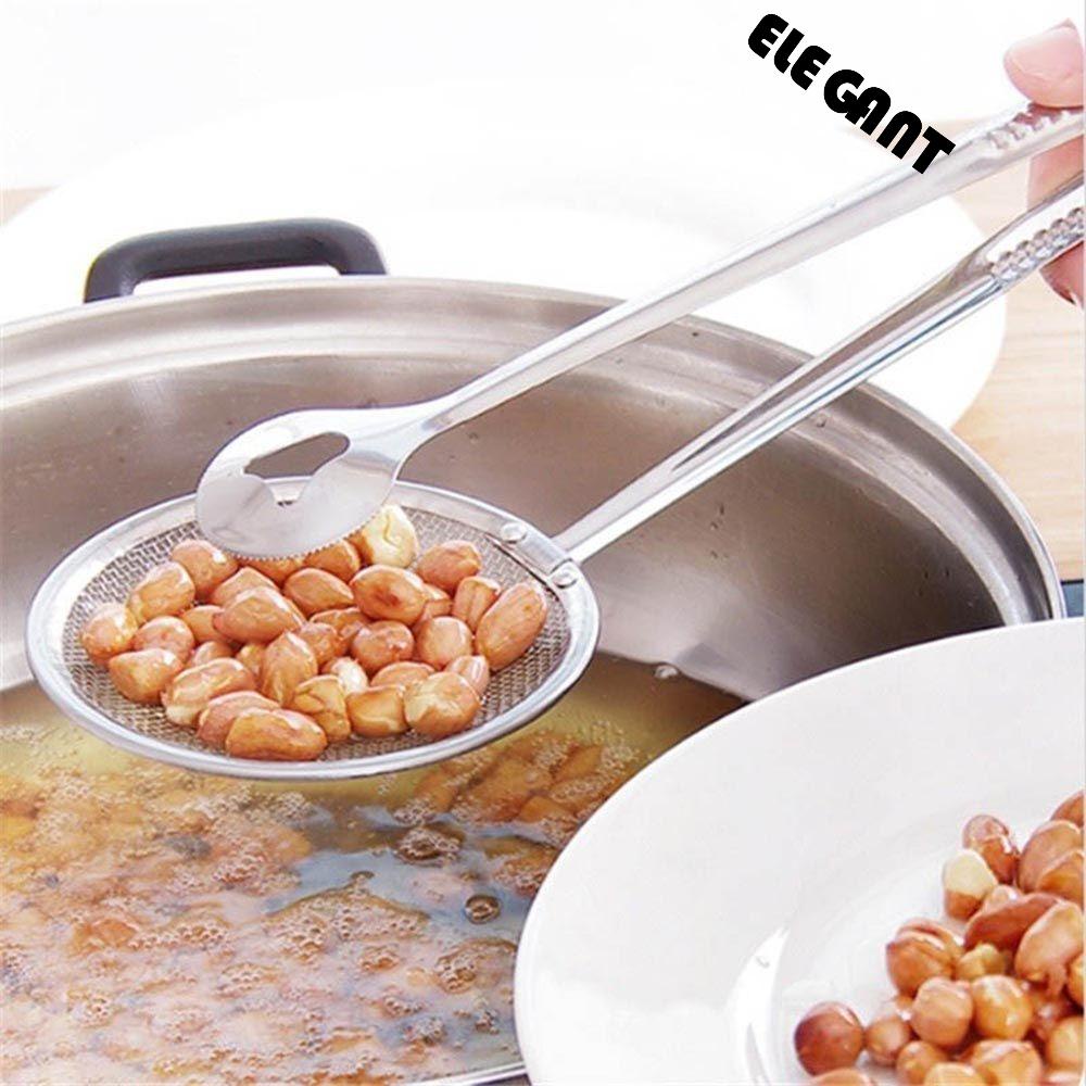 [Elegan] Food Clip Filter Penggorengan Mesh Fryer Tong