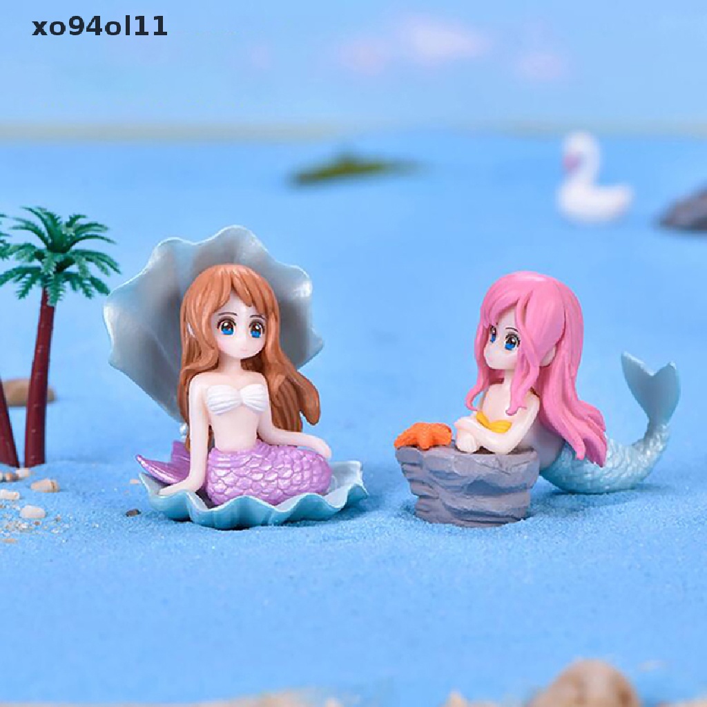 Xo Mermaid Cake Decor Dekorasi Pesta Kolong Laut Gadis Shell Princess DIY Dekorasi OL