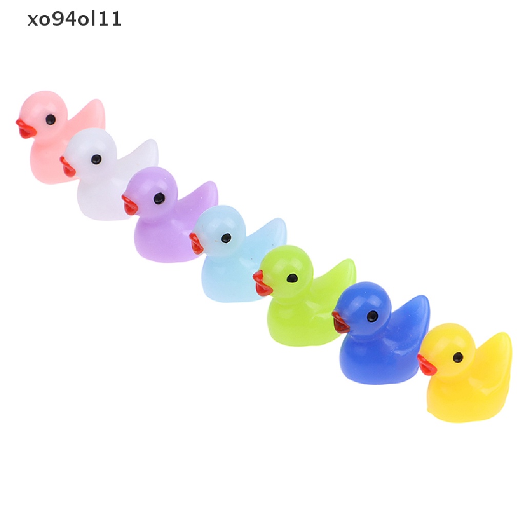 Xo 3pcs Simulasi Hewan Bebek Kecil Mikro Lanskap Ornamen Aksesoris Perhiasan OL