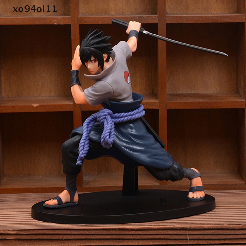 Xo Naruto Shippuden Uchiha Sasuke Uzumaki Naruto Anime Model Action Model Figur Mainan OL