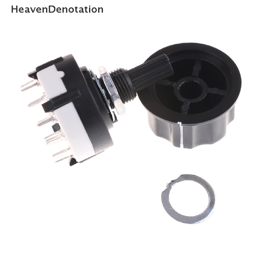 [HeavenDenotation] Saklar Selector Channel Putar RS26 1posisi Tiang 12pilih Dengan Knob HDV