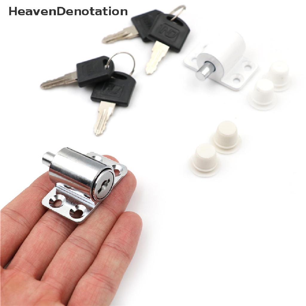 [HeavenDenotation] Pengaman Anak Pintu Sliding Teras Jendela Baut Pengunci Catch Push Lock HDV