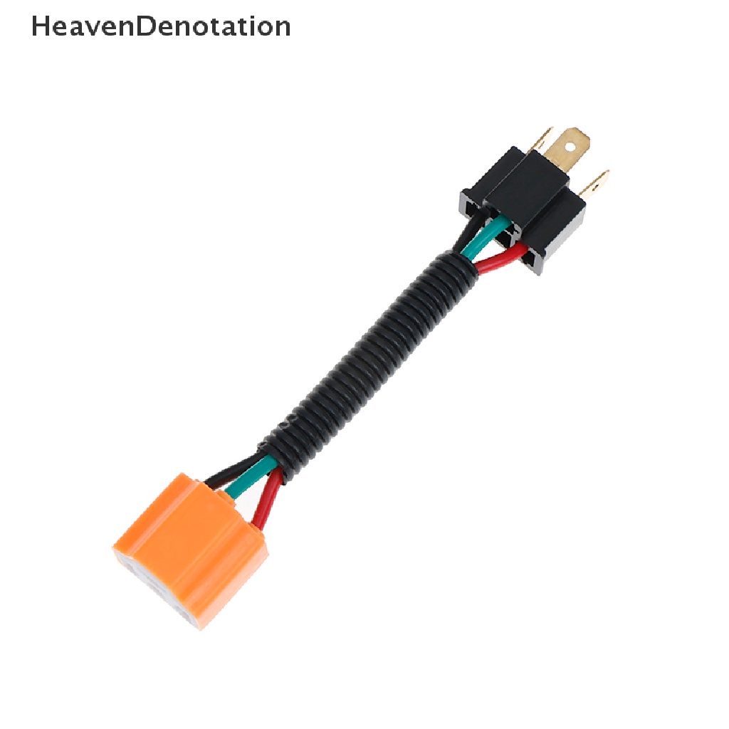 [HeavenDenotation] H4 Bohlam Lampu Kepala Soket Keramik plug connector wiring harness HDV