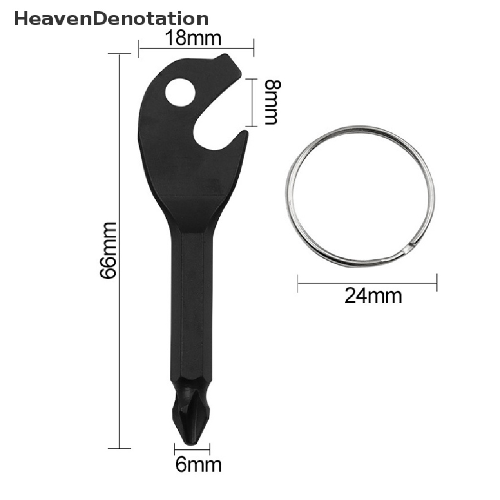 [HeavenDenotation] Obeng Pembuka Botol Bentuk Kunci Phillips Screwdrivers Keychain HDV