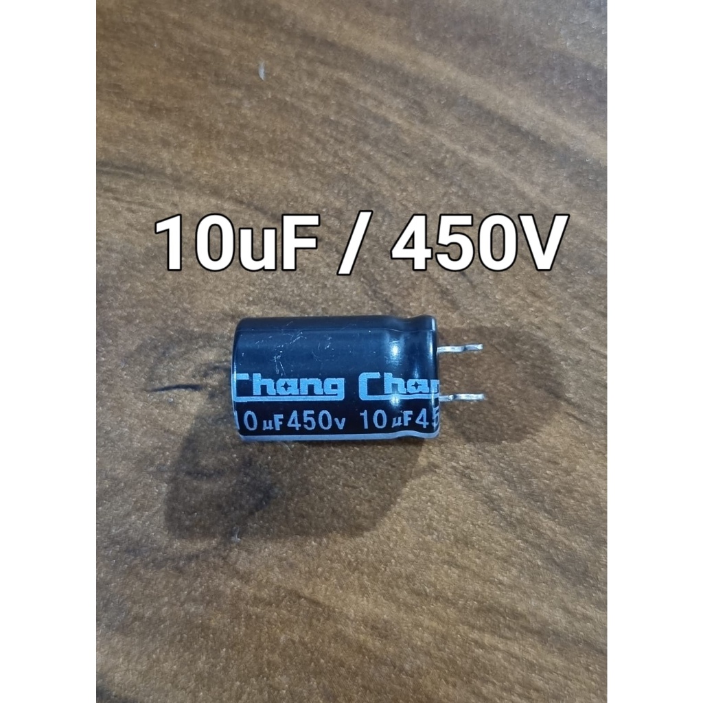 Kapasitor Capacitor ELCO 10uf 450v / 10 uf 450 v / 10uf/450v Elko 10uF 450V (harga per 1pcs)