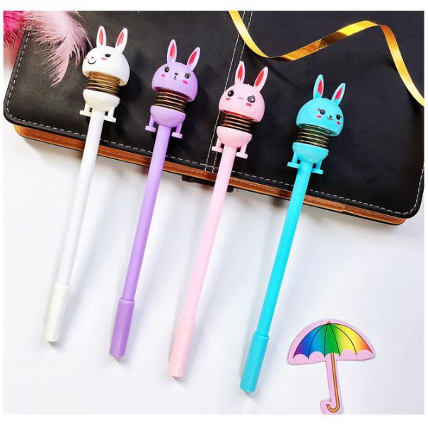 SS Pena Bouncing Karakter Kelinci Pena Per Rabbit Stationary Murah Import