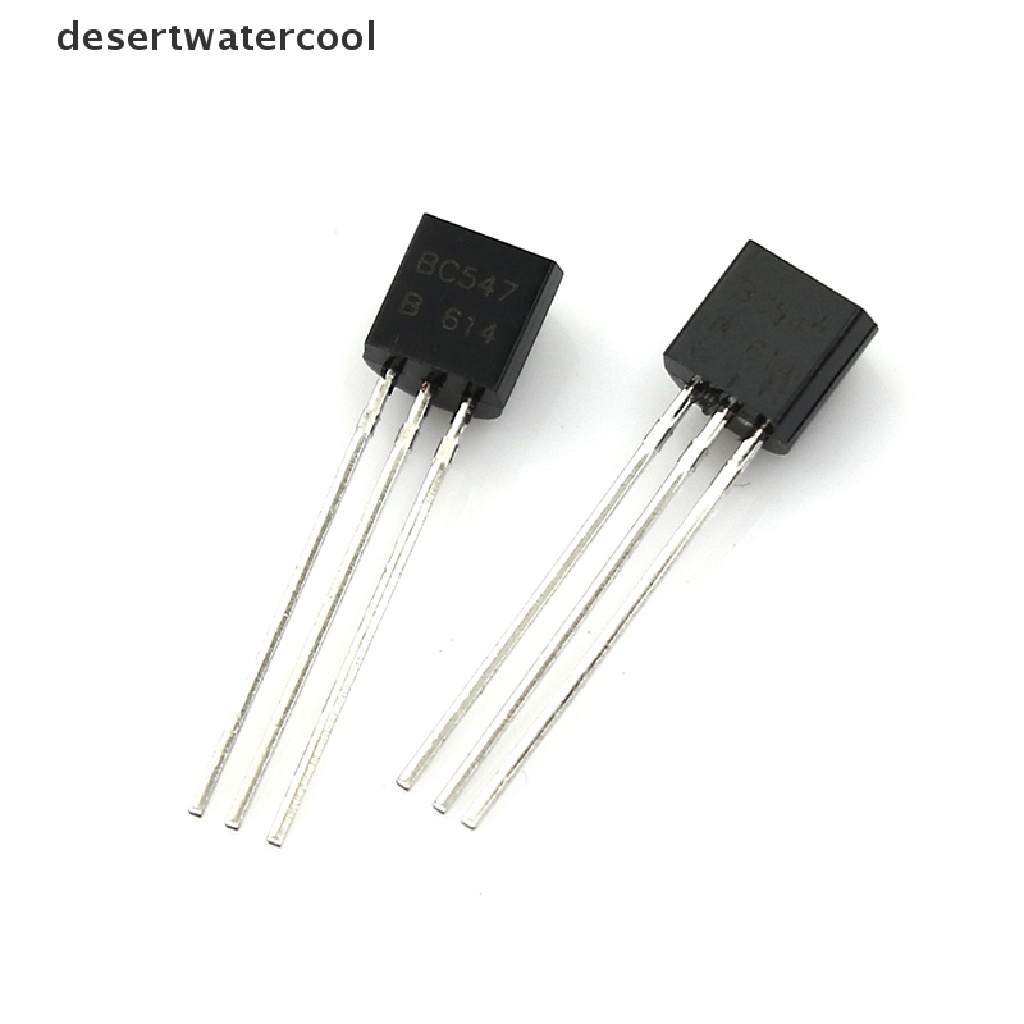 Deid 100Pcs BC547 TO-92 NPN 45V 0.1A Komponen Transistor NE Martijn