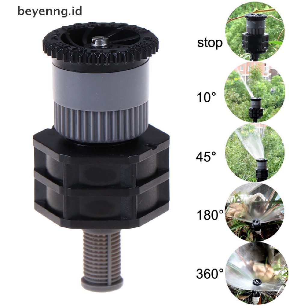 Beyen 1per2 ''Female Misg Sprinkler Taman Rumput Air Adjustable Rotary Nozzle ID