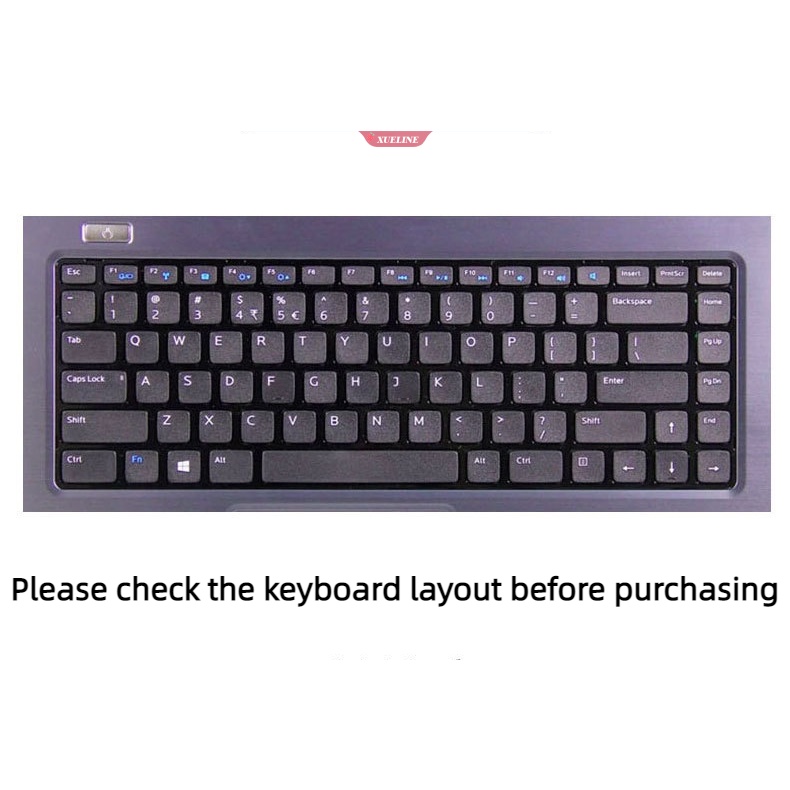 Skin Pelindung Penutup Keyboard Laptop 14inch Silikon Tahan Debu Untuk Dell Inspiron 14R-5437 5421 7420 5525 n405 14 &quot;Notebook [ZXL]