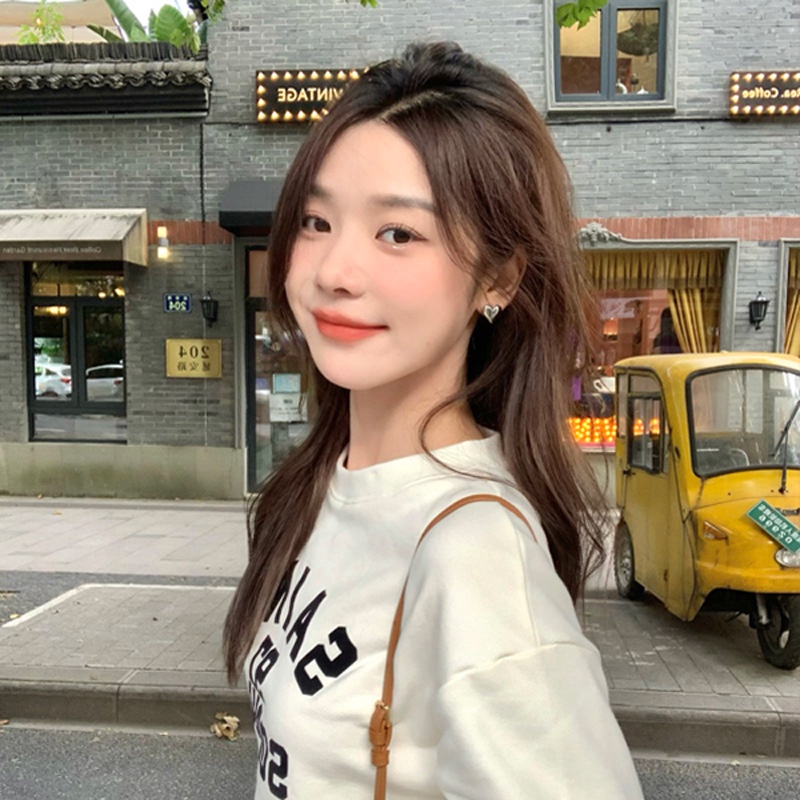 Kami Bunga Chic S925 Perak Glossy 3D Jantung Stud Anting-Anting Untuk Wanita Perempuan Elegan Cinta Anting-Anting Korea Fashion Telinga Perhiasan Aksesoris