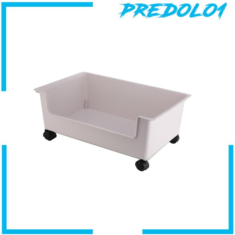 [Predolo1] Kotak File Dengan Roda Oversized Wadah Penyimpanan Untuk Closet Kantor Kamar Anak