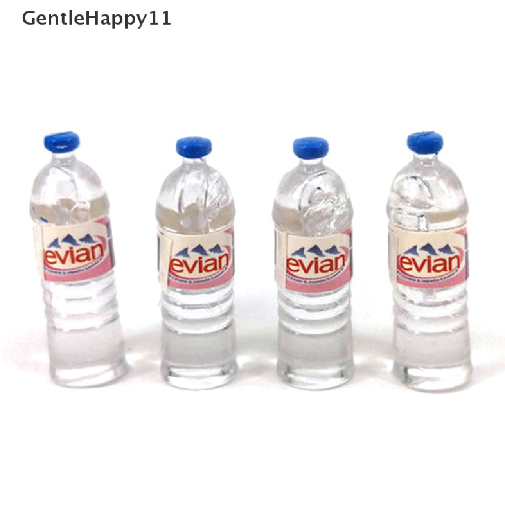 Gentlehappy1:12 4Pcs Botol Air Rumah Boneka Miniatur Mainan Boneka Aksesoris Dapur id