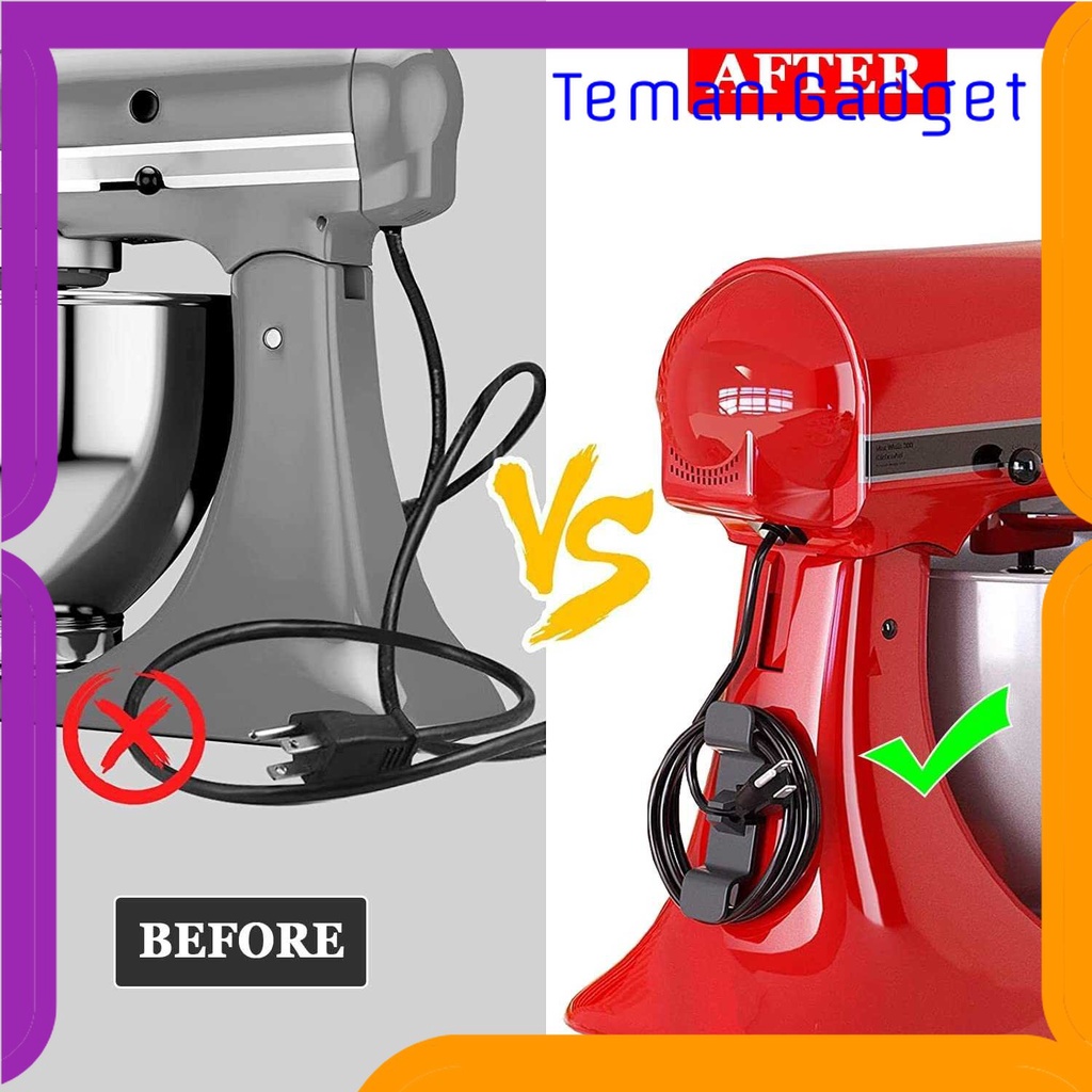 TG - ATK Exryhon Holder Kabel Organizer Cord Wrapper for Appliances 6PCS - EX6W