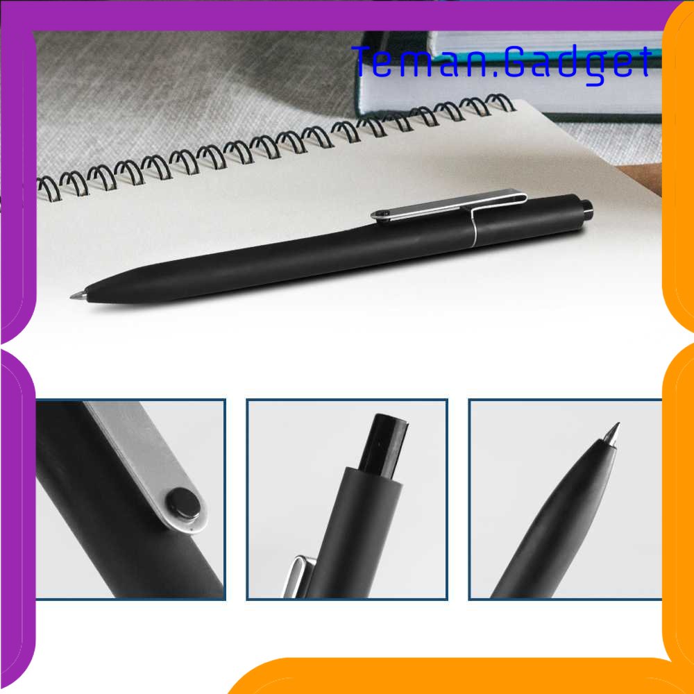 TG - ATK KACO MIDOT Pena Pulpen Gel 0.5mm Soft Touch Metal Clip Tinta Hitam - KCM4