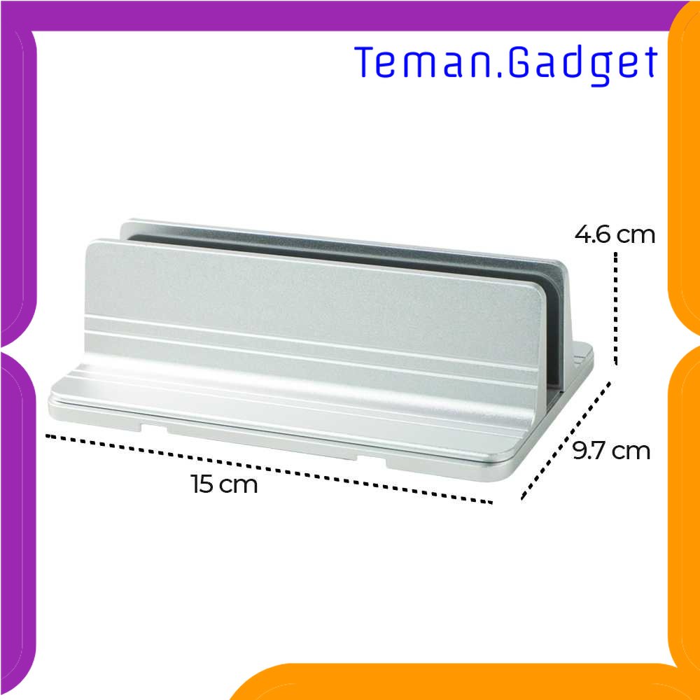 TG - KMP Dudukan Laptop Vertical Stand Holder Aluminium Adjustable - AF-26D