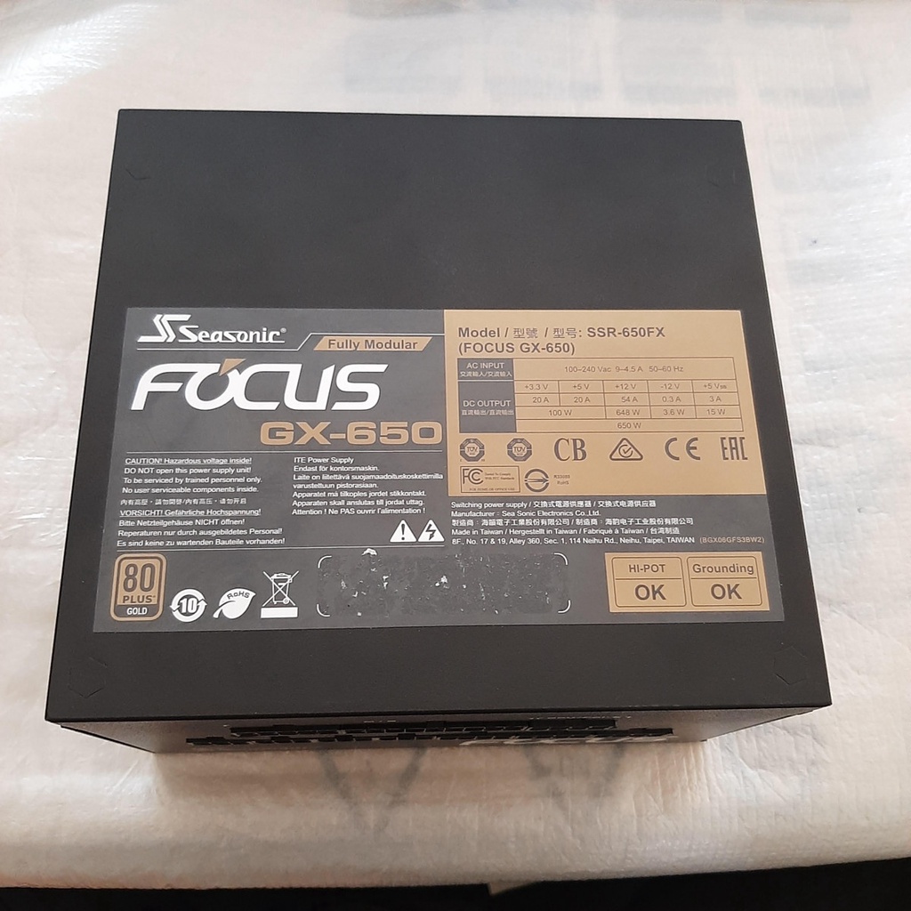 Power Supply Rusak Seasonic SSR-650FX Focus GX 650W Gold