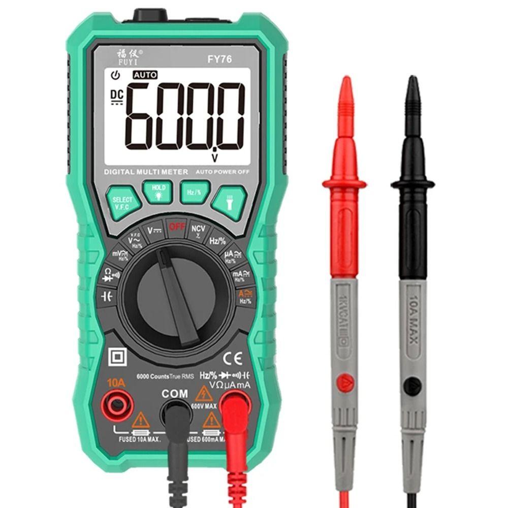 POPULAR Populer Digital Smart Multimeter Profesional LCD Display True RMS Resistance Kapasitansi Tester